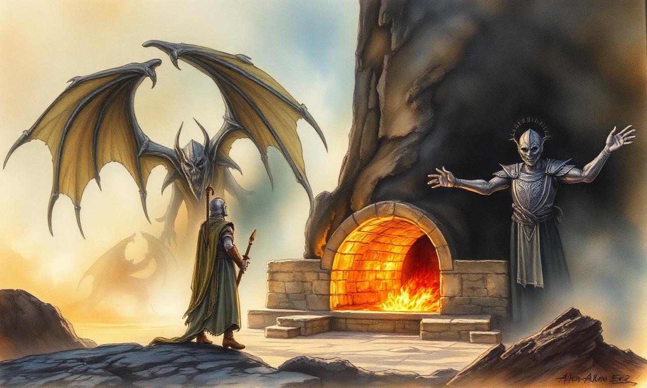 Sauron i els Balrogs com a servidors de Melkor